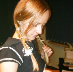 Epic blond teenager