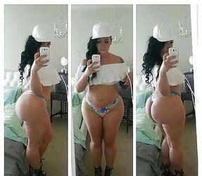 Ginormous white white pearly gigantic bootie