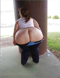 Ginormous white white pearly gigantic bootie