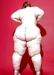 Ginormous white white pearly gigantic bootie
