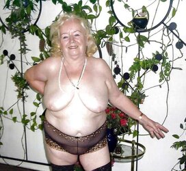 Oma geil und fett