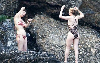 Kylie Minogue torrid culo in bikini