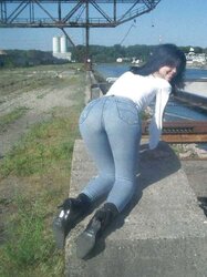 Arse Mingle in Denim