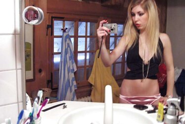 Super-Hot Light-Haired Teenager Woman Part