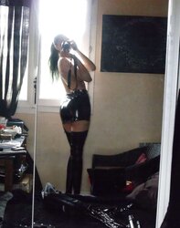 French spandex goth with enormous orbs from versailles