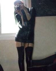 French spandex goth with enormous orbs from versailles