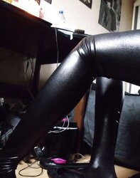French spandex goth with enormous orbs from versailles
