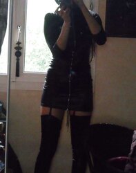 French spandex goth with enormous orbs from versailles