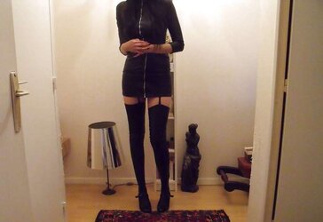 French spandex goth with enormous orbs from versailles