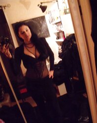 French spandex goth with enormous orbs from versailles