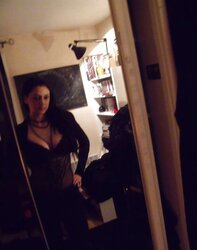 French spandex goth with enormous orbs from versailles