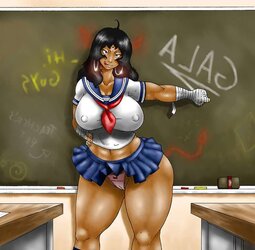 Meaty Dark-Hued Hentai