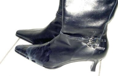 High-Heeled Shoes I once creamed (ex-girlfriend boots)