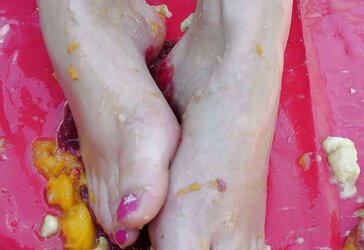 Barefeet and wedge