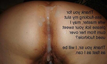 Cuckold Captions of me and my wifey.