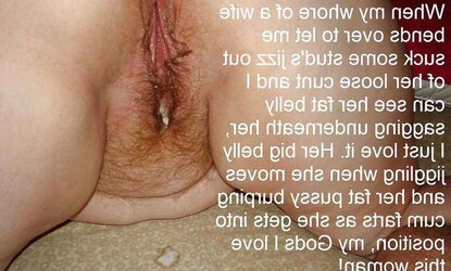 Cuckold Captions of me and my wifey.