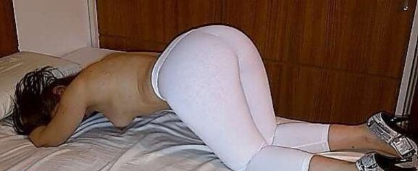 My Curvaceous Brazilian Wifey wearing a taut white suplex