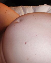 Me 8 months pregnant