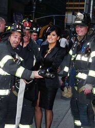 Salma Hayek in ebony.