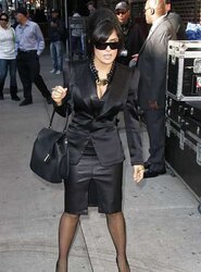 Salma Hayek in ebony.