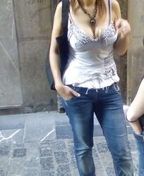 Escote de una amiga