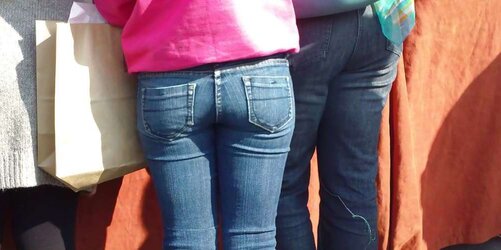 Magnificent super-cute teenager arse