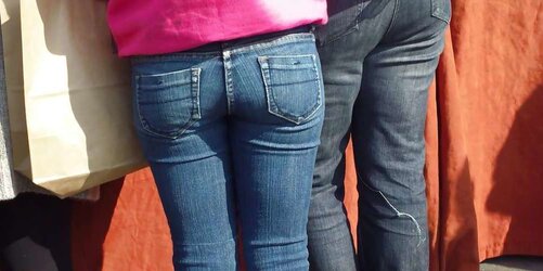 Magnificent super-cute teenager arse