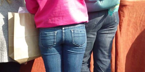 Magnificent super-cute teenager arse
