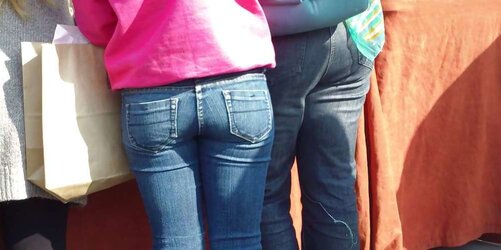 Magnificent super-cute teenager arse