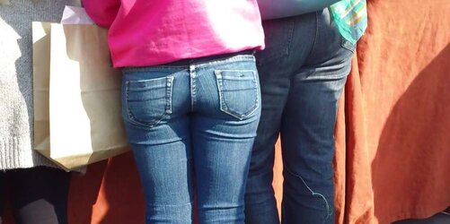Magnificent super-cute teenager arse
