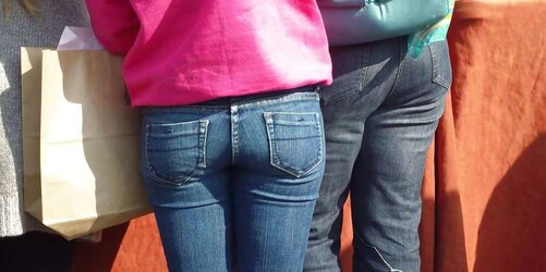Magnificent super-cute teenager arse