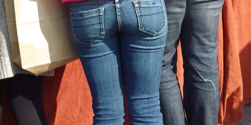 Magnificent super-cute teenager arse