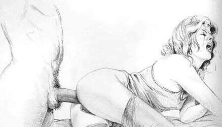 Thematic Drawn Porn Art 12 - Anilingus