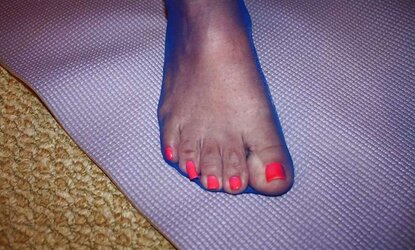 Fabulous Nylon Soles Toes Blue Tights Highly Molten!!