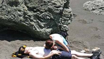 Poppen und Blasen am Strand - Teil