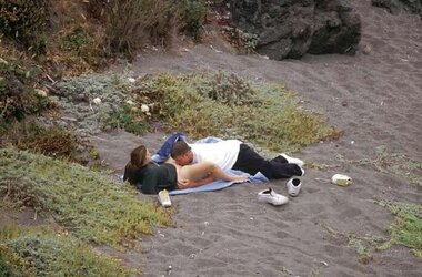 Poppen und Blasen am Strand - Teil