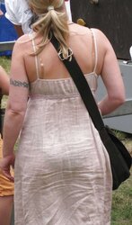My own candid images voyeur g-string and undies public