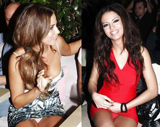 Greek celebs upskirts