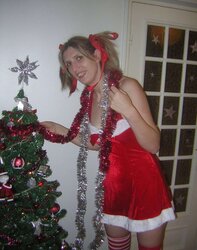 Aline french fledgling take facial cumshot for christmas