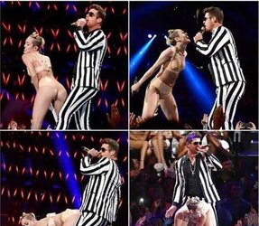 Handsome Nasty Miley Cyrus on MTV VMAs August