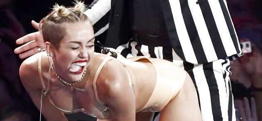 Handsome Nasty Miley Cyrus on MTV VMAs August