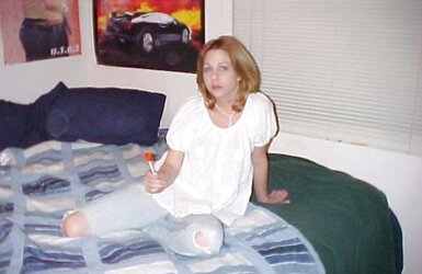Teenager with Lolly - N. C.