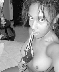 Ebony Teen Cocktease