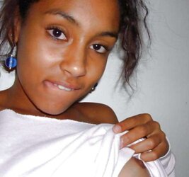 Ebony Teen Cocktease