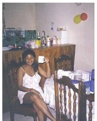 Chubby dark-hued wifey