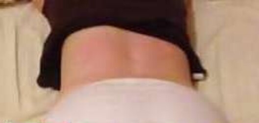 Wifey with white and ebony undies and pad .