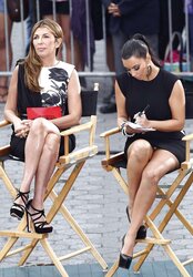 Kim Kardashian Thong Display While Filming Project Runway