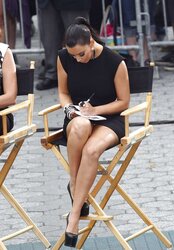 Kim Kardashian Thong Display While Filming Project Runway