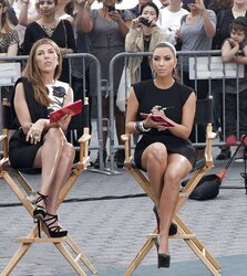 Kim Kardashian Thong Display While Filming Project Runway