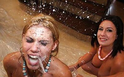 Monster facial cumshot